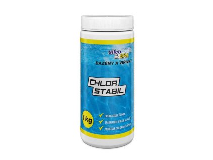 165136 Chemie bazenova Chlor stabil 1 kg SILCO 0a
