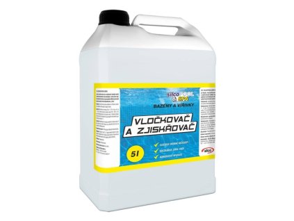 165148 Chemie bazenova Vlockovac a zjiskrovac 5 l SILCO 0z