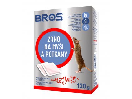 jed na hlodavce 6x20g zrno BROS