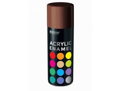 Akrylový email ve spreji - hnědá čokoláda  400ml/RAL 8017