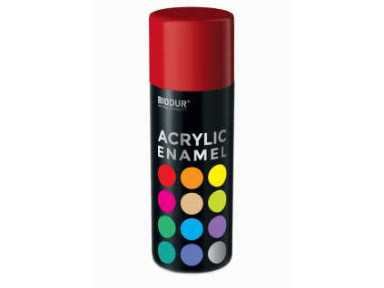 Akrylový email ve spreji - červená 400ml/RAL 3020