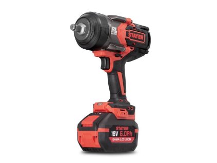 377SETIWB1000L20 Utahovak razovy aku SET IWB 1000 L20 18V 6 0Ah 2 baterie Li ion nabijecka taska STAYER 0a