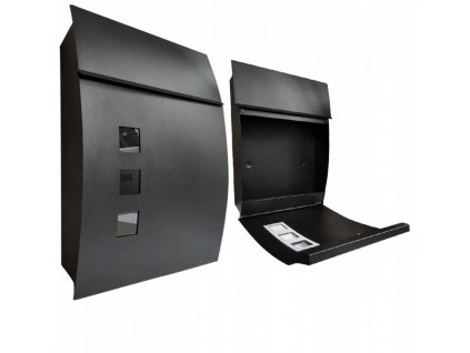 u609846b6b582e 2 skrzynka na listy czarna enzo