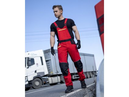 Kalhoty s laclem ARDON®4Xstretch® červené (Velikost 46, Barva červené odstíny)