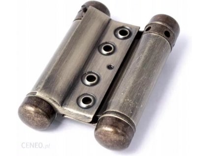 Závěs dveří pružinový (lítačkový) 100mm patina