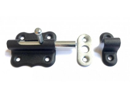 WO 40c Zástrč s kulatým jezdcem 40x35mm černý