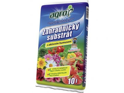 substrát zahradnický 10l AGRO