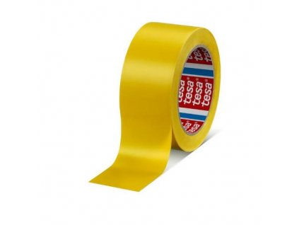 Páska výstražná samolepící PVC, 60760, 33 m x 50 mm, samolepící, žlutá