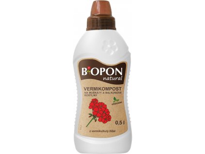 Bopon - Natural Vermikompost na muškáty a balkonové rostliny 500 ml BROS