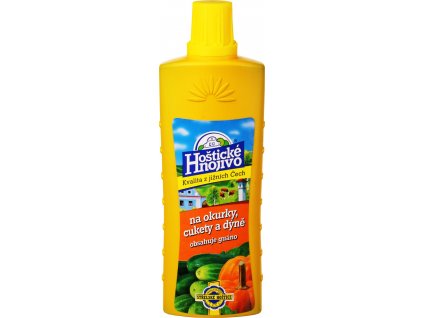Hoštické tekuté - okurky a cukety 500 ml s guánem