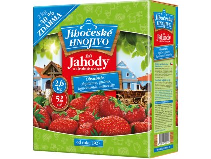Jihočeské hnojivo - Jahody a drobné ovoce 2kg + 30% zdarma