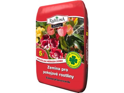 Substrát - Pokojovky 5 l Raš.