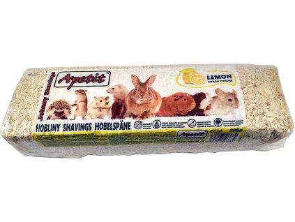 Apetit - podestýlka hoblinová s vůní citronu Johnny Shavings Lemon 900 g