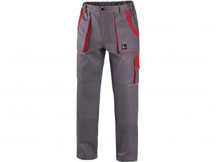 Kalhoty CXS LUXY JOSEF, pánské, šedo-červené