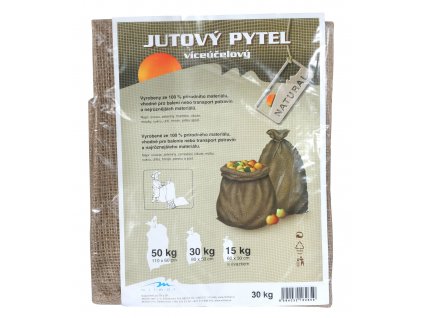 Jutový pytel 30 kg (50x80 cm)