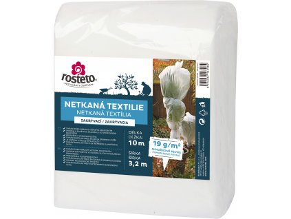 Neotex / netkaná textilie Rosteto - bílý 19g šíře 10 x 3,2 m