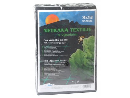 Neotex / netkaná textilie výsek černý 45g - saláty šíře 1,6 x 4,2 m