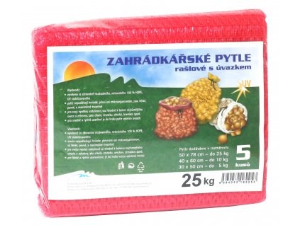 Pytel rašlový s úvazkem 25 kg - 5ks