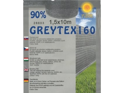 Clona zahradní 90% - 10 x 1,5 m šedá