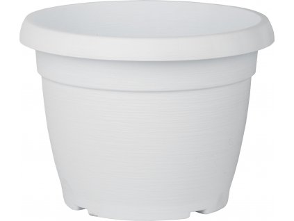 Květináč Similcotto broušený - bílý 25 cm