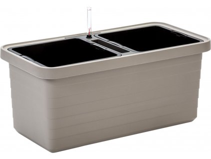 Truhlík samozavlažovací Berberis Duo - taupe 80 cm