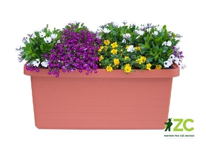 Truhlík samozavlažovací Berberis Duo - terakota 80 cm