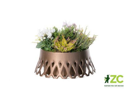 Žardina samozavlažovací Roseta - bronz 30 cm
