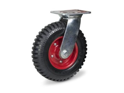 Pevné pojezdové kolo d160/150kg, černá guma, kuličkové ložisko