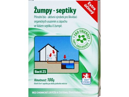 Enzym žumpy a septiky Bacti ZS - 100 g