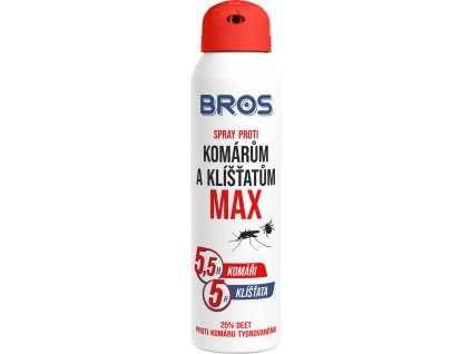 Bros - sprej proti komárům a klíšťatům MAX 90 ml