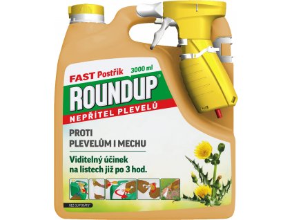 Roundup Fast / bez glyfosátu - 3 l rozprašovač EVERGREEN