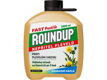 Roundup Fast / bez glyfosátu - 5 l náhradní náplň EVERGREEN