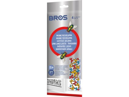 Bros - mucholapka okenní pásová sada 4 ks