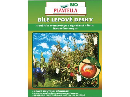 Desky Bio Plantella bílé - univerzální 10 ks