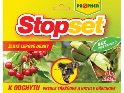 Stopset desky - 20x20 žluté - na vrtule (4 ks)