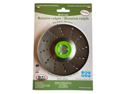121471 Rasple rotacni 125mm cepel 4 0mm 0z