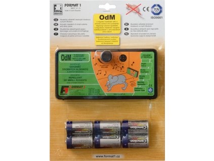 Odhaněč akustický - OdM regulace s bateriemi (6ks) v blistru
