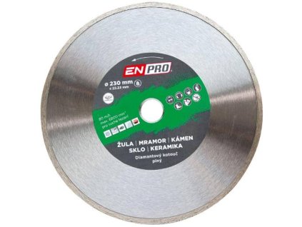 121524 Kotouc diamantovy plny 230 x 1 8 x 22 3 mm ENPRO 0z
