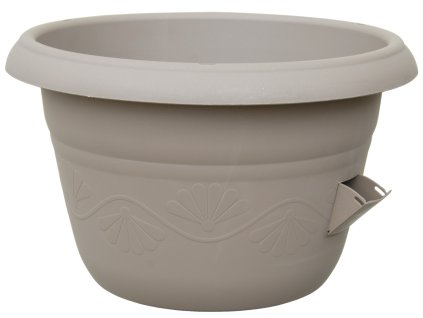 Žardina samozavlažovací Siesta bez závěsu - taupe 25 cm