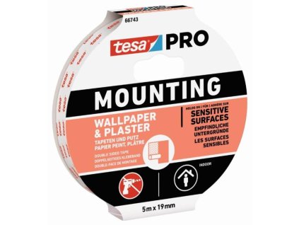 148831 Paska montazni oboustranne lepici penova 66743 na tapety a omitky 5 m x 19 mm 0a