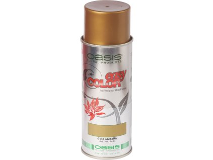 Oasis - 400 ml metalický sprej zlatý