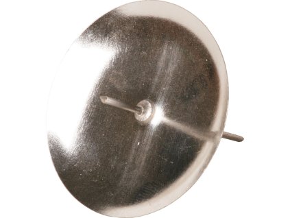 Bodec na svíčku - stříbrný, průměr 4,5 cm