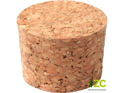 Zátka korek kónická 27 x průměr 26/23 mm