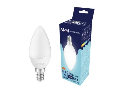 129626 Zarovka AMM E14 C37 7W CW 0a