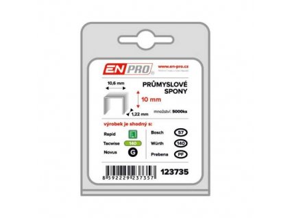 Spony PROFI, 345/10 mm, 5000 ks, ENPRO