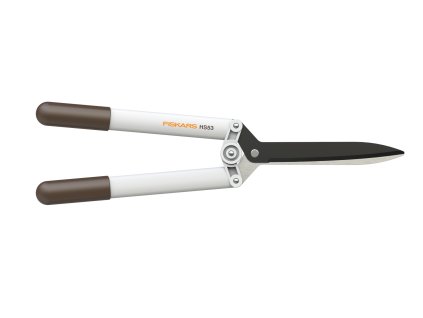Nůžky na živý plot PowerLever™ s pák. převodem HS53 bílé - 1026931 Fiskars