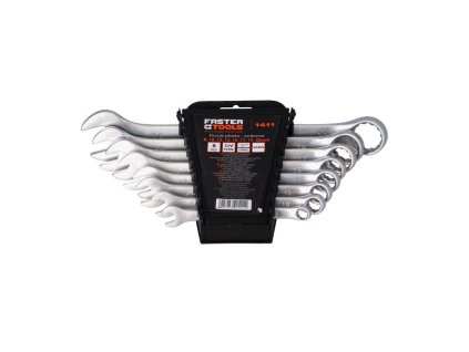 1410GX Klice ockoploche saten sada 8 17 mm FASTER TOOLS 0z
