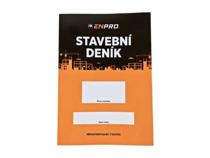 1298001 Stavebni denik A4 samokopirovaci ENPRO 0a