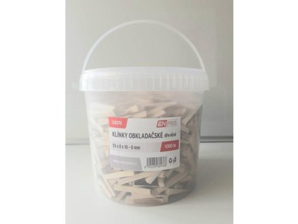 136976 Klinky obkladacske drevene 55 x 8 x 10 0 mm 1000 ks ENPRO 0z