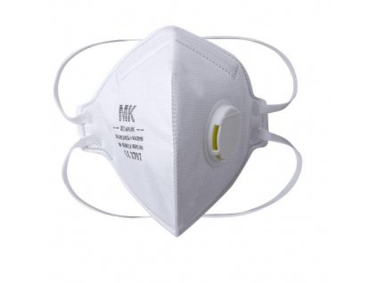 Respirátor s ventilkem, FFP2, tvarovaný